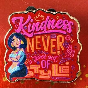 Disney Pin Princess Quote Jasmine Kindness Never Goes Out of Style Aladdin